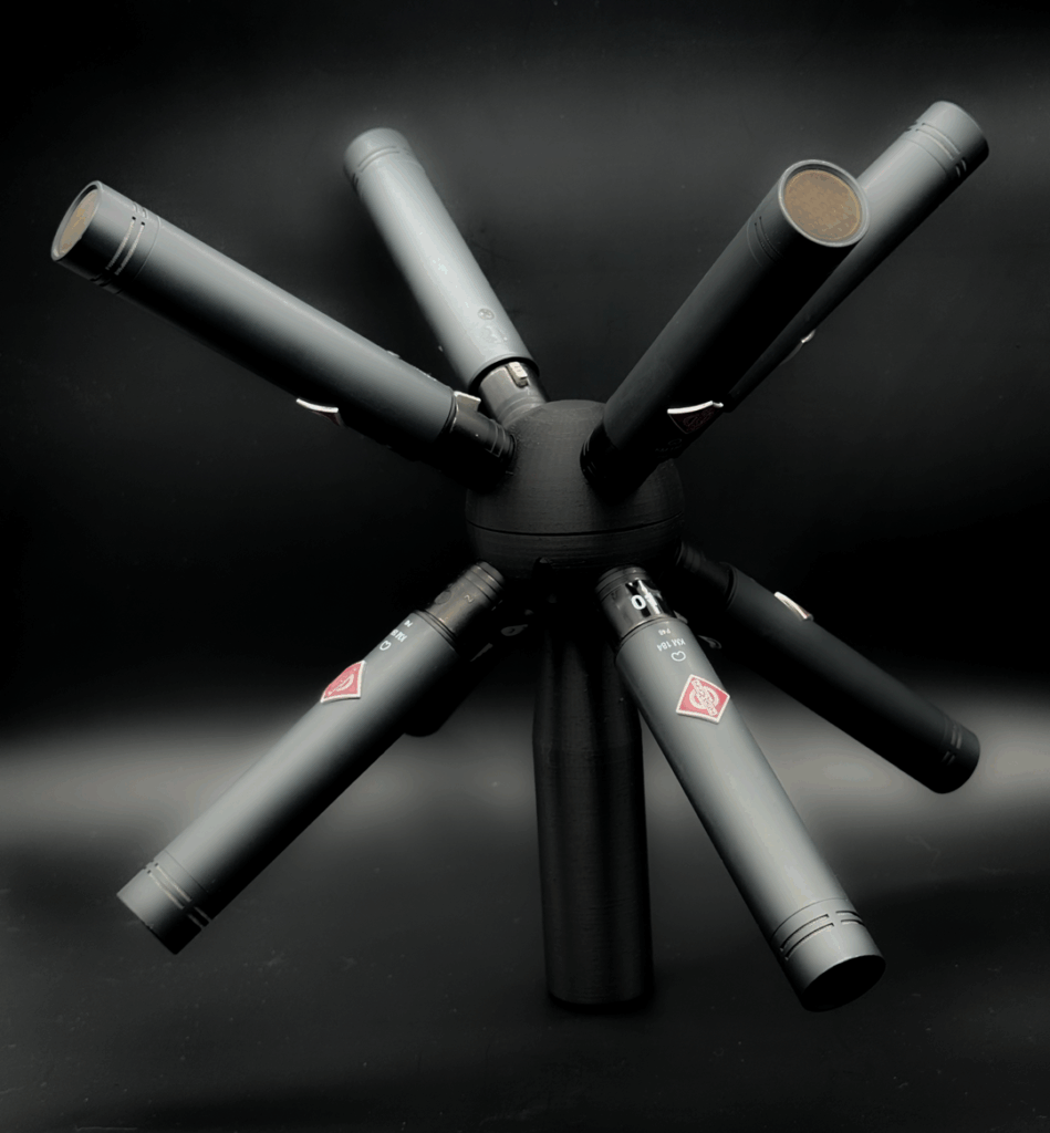 OCTAFON with 8 times Neumann KM 184 Cardioid Micophones